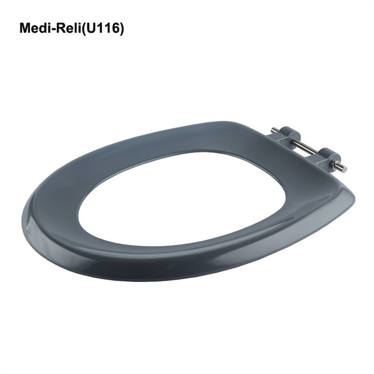 Assento sanitário cinza redondo