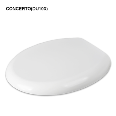 Assento de vaso sanitário redondo com fechamento suave